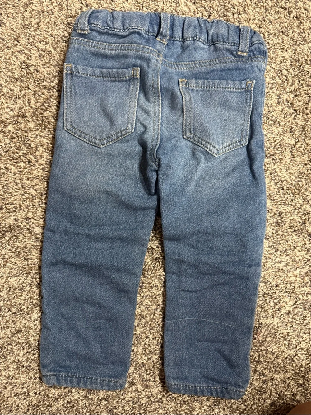 OshKosh B'gosh Girls Blue Denim Heart Patch Jeans